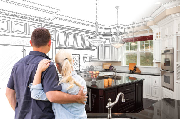 Professional Kitchen Flooring technician working in Preston, TX